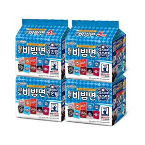 KBO X 팔도비빔면 양손비빔팀 (130gx5개입) x4개