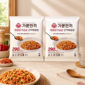 가뿐한끼 매콤 닭가슴살 곤약볶음밥 400g 10개