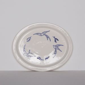 오발 플레이트 그레이스풀 버즈 oval plate graceful birds