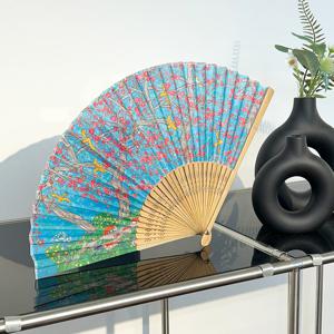 부채 제주생활의 중도 (블루) / 이왈종