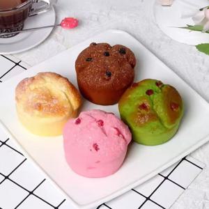 모찌 머핀 말랑이 베이커리 디저트 스퀴시 (4colors)
