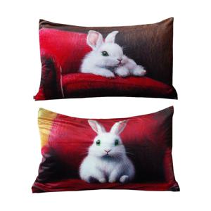벨벳 토끼 베개커버 Velvet bunny pillowcase