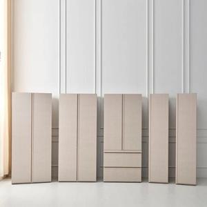 핸드리스 미니멀 유광 디자인 틈새 선반 행거 옷장(40cm 2색) 키높이 엔틱