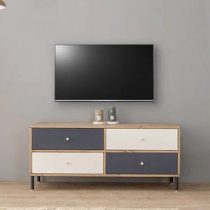 디자인 가구 원목 2단 TV 거실장 1200 / 예쁜 우드 받침대 목재 심플