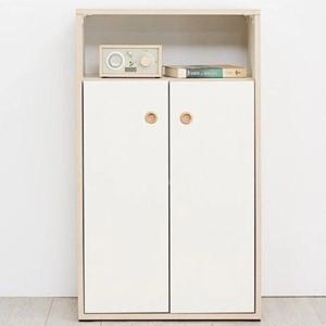 감성 아이보리 홈카페 수납장 60cm / 원룸 침대 큰방 서재 공부방