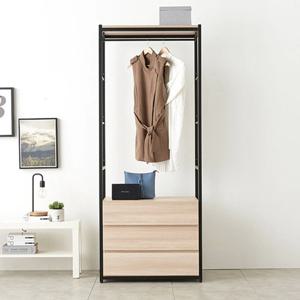 셀프 드레스룸시공 모던 스틸 3단서랍 행거(80cm 3색) 코너 행어 연예인 장
