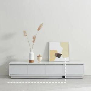 자작나무 테두리 컬러 디자인 아트 거실장(120cm 4색) 자취방 원룸 포인트