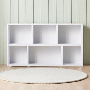모서리 완만가공 와이드 2단 거실 학생 책장(150cm 3색) 책꽂이 교구 미니