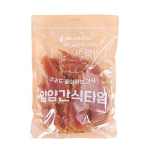 미스터추추 강아지 닭가슴살육포 1kg 얌얌간식타임 대용량 닭가슴살