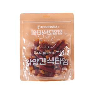 미스터추추 강아지 간식 오리가슴살 고구마말이 500g 얌얌간식타임 반려동물 대형견