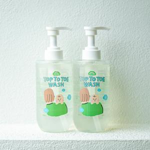 [1+1] 아기 탑투토워시 500ml 아기 약산성 올인원 바디워시 바스앤샴푸