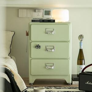 B-edition 모나 철제 싱글 3단 캐비닛 서랍장 11colors