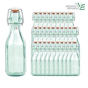 이탈리아 세라레 밀폐유리병 250ml X 30개 오일 소스 카페 업소 공방 대량