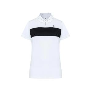 골피아 R3MWTS252 RB7 여성 고신축 가슴 배색 반팔티셔츠