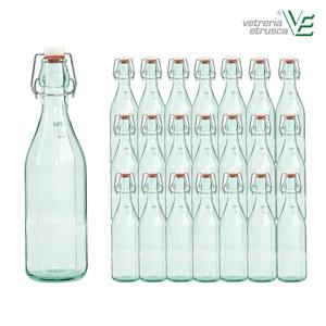 이탈리아 세라레 밀폐 유리병 750ml X 20개 수제청 막걸리 맥주 카페 업소 공방 대량