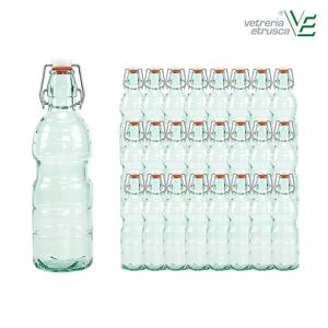 이탈리아 아쿠아 밀폐 유리병 500ml X 25개 수제청 향신료 소스병 카페 업소 공방