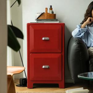 B-edition 컨트롤 철제 2단 캐비닛 서랍장 5colors