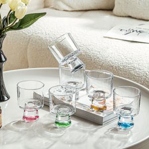 [해외] 1+1 북유럽 빙산 위스키잔 유리컵 물컵 하이볼잔 맥주잔 집들이선물 6colors