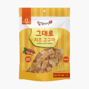 강아지치즈 그대로치즈고구마 간식 250 닭고기큐브