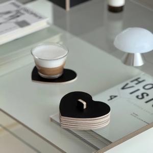 Wood Tea Coaster 6pcs 우드 티 코스터