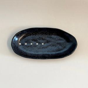 white dot plate 일본 도자기 접시 타원형 플레이트 예쁜그릇