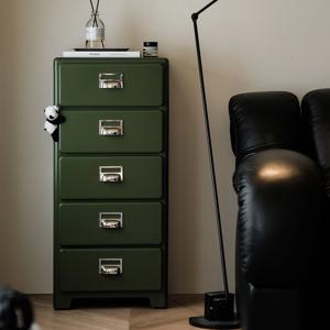 B-edition 모나 철제 싱글 5단 캐비닛 서랍장 11colors