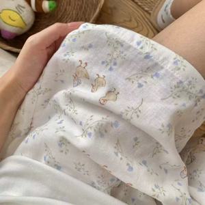 잠옷 반바지 순면 총총 아기오리 이중거즈 여름 파자마 1color