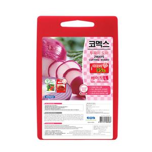 투웨이 레드 앤 화이트 이유식도마 가정주방 조리용