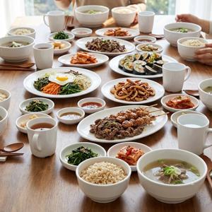 국산 멜라민 그릇 국그릇 밥그릇 업소용식기 16type