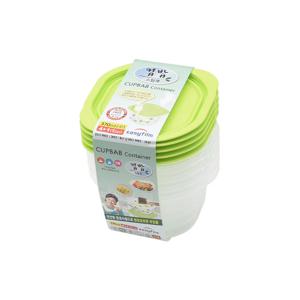 냉동밥 소분용기 370ml 밥보관 전자레인지사용 5P
