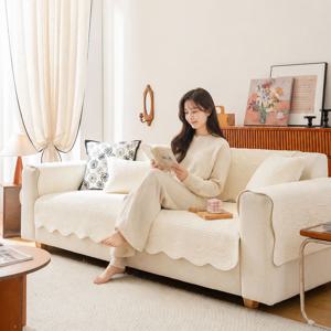 로코코 순면 쇼파패드 논슬립 소파 덮개 커버 1~4인용
