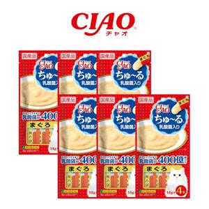 챠오츄르 고양이 유산균 간식 참치 4p x 6개