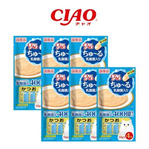 챠오츄르 고양이 유산균 간식 가다랑어 4p x 6개