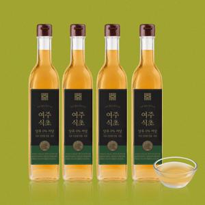 헤밀레 김소형 원장 저당 여주 발효 식초 당류 0%, 초산 5% 420ml x 4병