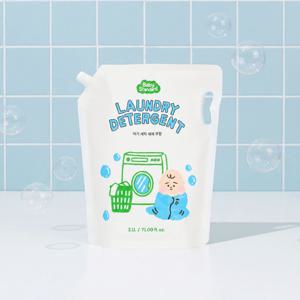 아기 세제 리필 무향 2.1L 비건 유아 중성 세탁세제 액상 대용량 고농축