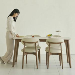 올렌 이태리 세라믹식탁 2인용 4인용 프리미엄 포셀린 원목 테이블 1600mm