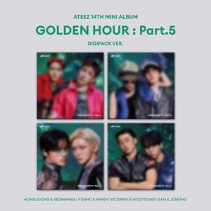 [예약판매] 세트 ATEEZ(에이티즈)-'GOLDEN HOUR : Part.5' 디지팩유닛