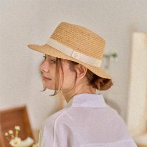 라피아 보터햇 바캉스 여름 휴양지 자외선차단 밀짚모자