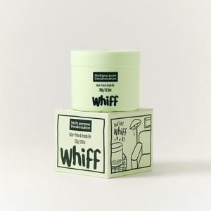 탈취제 WHIFF 고체 화장실 베란다 세탁실 하수구 냄새 습기 제거 그린 글리온향 300g