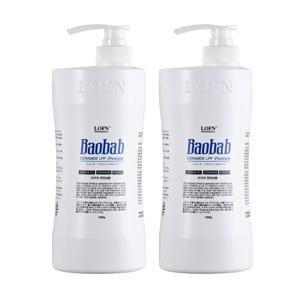 바오밥 세라마이드 LPP 프리미엄 헤어트리트먼트 오리지날 1000ml 2개