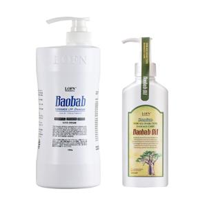 바오밥 세라마이드 LPP 트리트먼트 1000ml + 바오밥 헤어오일 200ml
