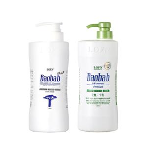바오밥 LPP 국민 트리트먼트 플러스 1000ml + 건성샴푸 1000ml