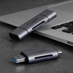 Type C 메탈바디 OTG USB 카드리더기 AP-UC21
