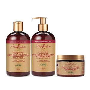 시어모이스처 샴푸 384ml + 컨디셔너 384ml + 헤어마스크 326g 세트