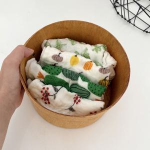 일본 카야 7겹 면 주방 테이블매트 키친크로스 패브릭 행주 호박