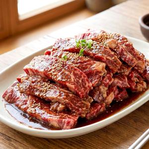[대용량 1KG] 진짜 황제 양념 소갈비살 구이 대용량  1KG