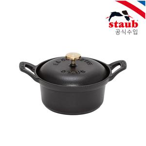 [공식] 원형 빈티지 꼬꼬떼 12cm 블랙 ST1741223(꼬깔 손잡이 증정)