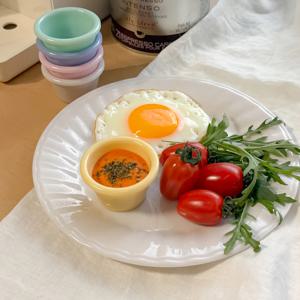 파스텔 멜라민 디너 웨이브 접시(225파이) x 3pcs