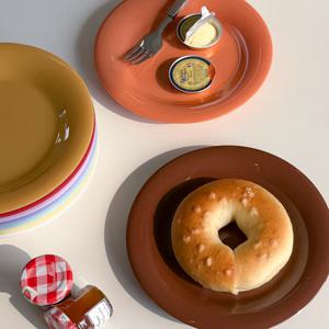 파스텔 멜라민 디저트 접시(190파이) x 5pcs