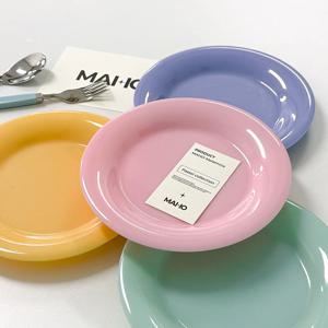 파스텔 멜라민 디저트 접시(190파이) x 4pcs